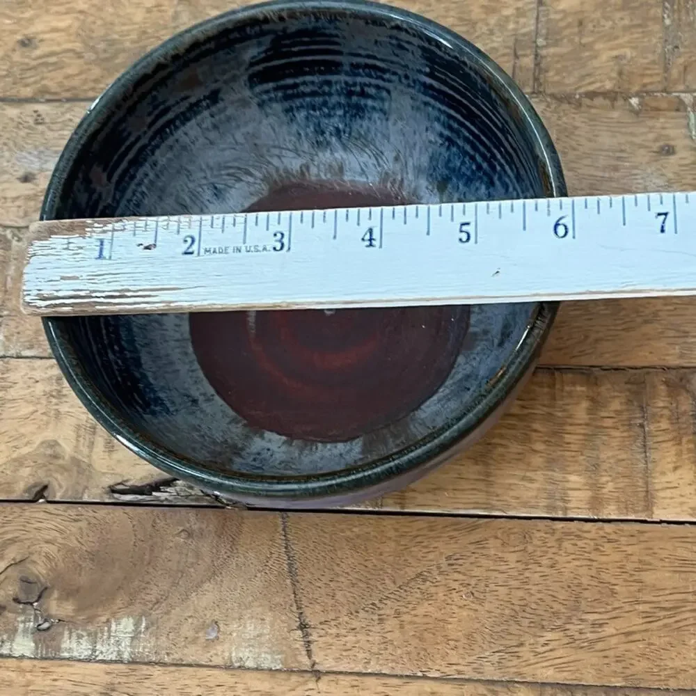 Handmade Studio Pottery Yarn Bowl 6